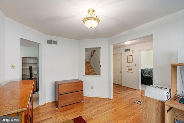 197 Victoria Ct, Doylestown, PA 18901 - office area with light wood-style floors and baseboards