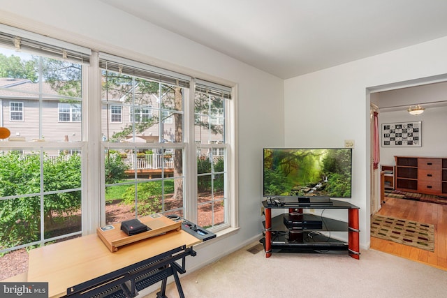 197 Victoria Ct, Doylestown, PA 18901 - carpeted home office with baseboards