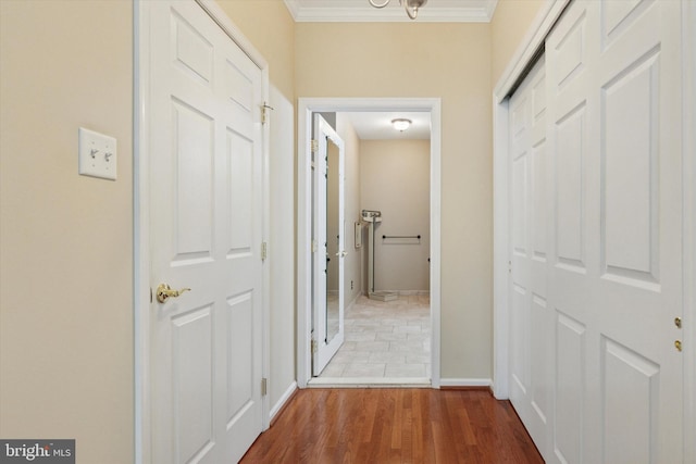 151 Lattice Ln, Collegeville, PA 19426 - corridor featuring crown molding and wood finished floors