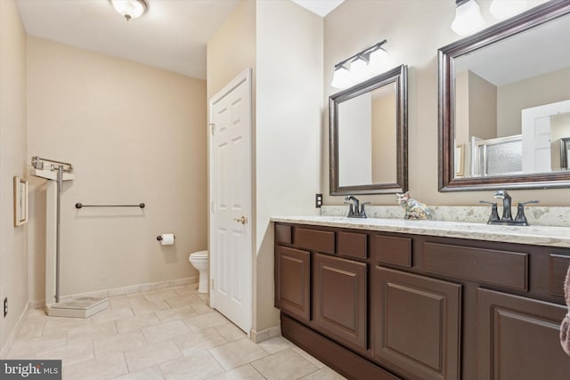 151 Lattice Ln, Collegeville, PA 19426 - full bath with double vanity, a shower stall, and tile patterned floors