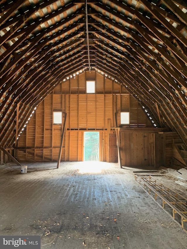35175 Snickersville Tpke, Round Hill, VA 20141 - misc room with vaulted ceiling