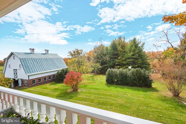 35175 Snickersville Tpke, Round Hill, VA 20141 - view of green lawn featuring a barn
