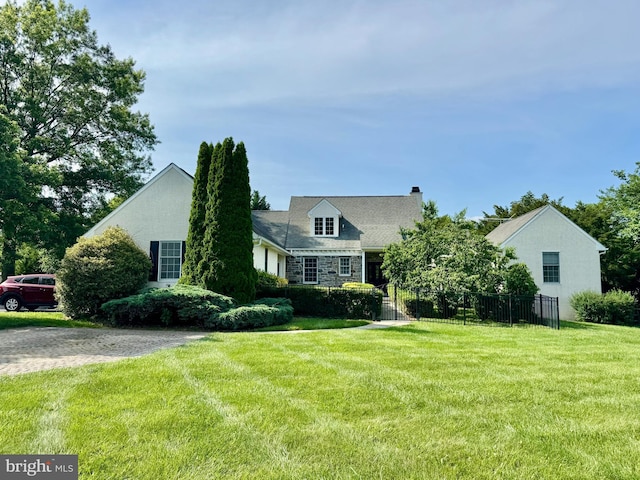 384 Lenni Rd, Chester Heights, PA 19017 - view of front of house featuring a chimney