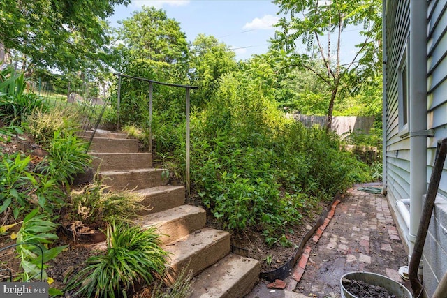 413 E A St, Brunswick, MD 21716 - view of yard featuring stairs