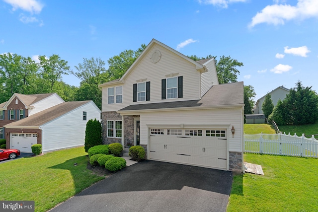 3611 Cogswell Ct, Abingdon, MD 21009 - traditional-style home featuring stone siding and asphalt driveway
