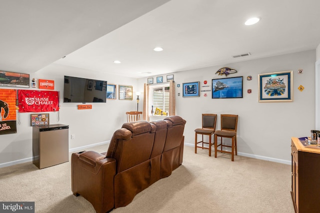 3611 Cogswell Ct, Abingdon, MD 21009 - living room with carpet flooring, recessed lighting, and baseboards