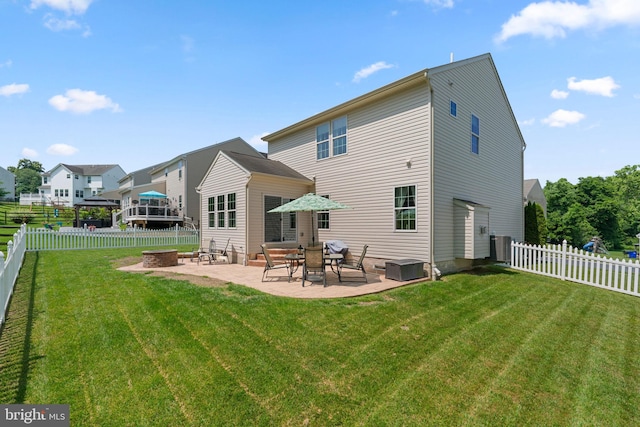 3611 Cogswell Ct, Abingdon, MD 21009 - back of house with a patio area