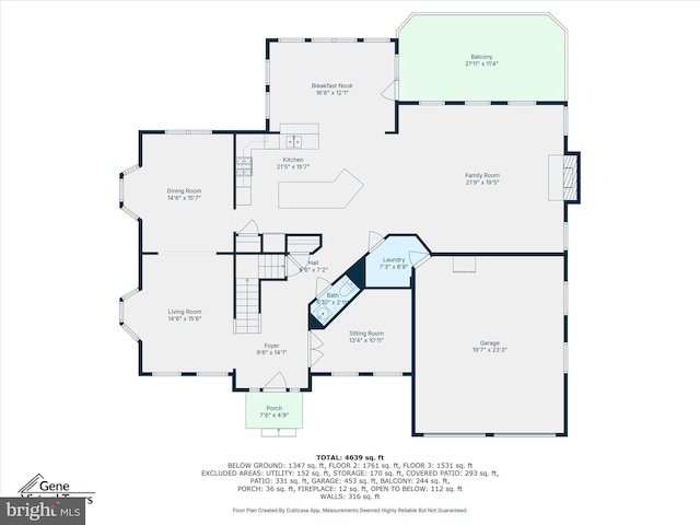 15446 Symondsbury Way, Upper Marlboro, MD 20774 - home floor plan