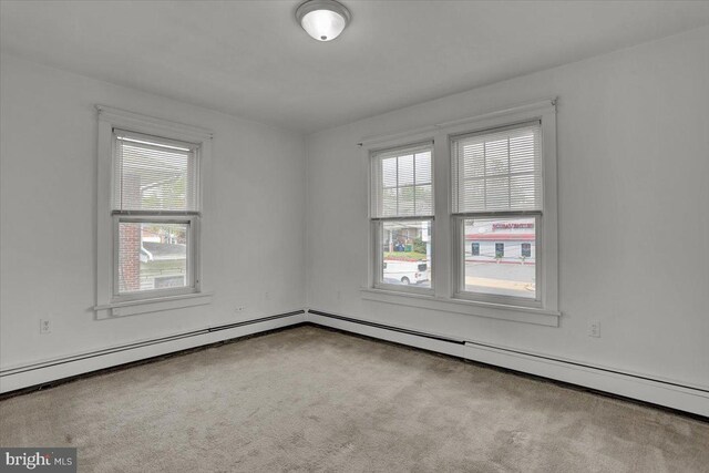 2500 Penn Ave, West Lawn, PA 19609 - unfurnished room featuring carpet floors and a baseboard radiator
