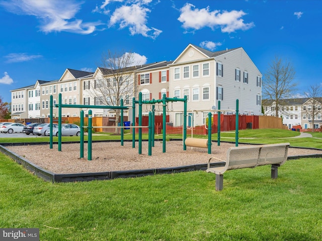 6529 Carston Ct, Frederick, MD 21703 - community playground with a yard and a residential view