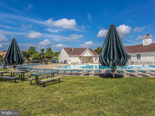 6529 Carston Ct, Frederick, MD 21703 - community pool featuring a patio