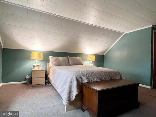 838 N Hanover St, Pottstown, PA 19464 - carpeted bedroom featuring lofted ceiling and baseboards