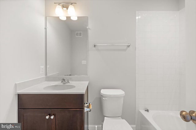 64 Anthem St, Ranson, WV 25438 - full bath with toilet, vanity, and shower / tub combination