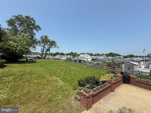 6082 Drum Point Rd, Deale, MD 20751 - view of yard with a water view