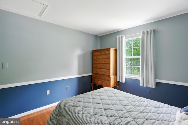 6082 Drum Point Rd, Deale, MD 20751 - bedroom with wood finished floors and baseboards