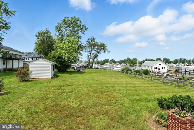 6082 Drum Point Rd, Deale, MD 20751 - view of yard with a shed