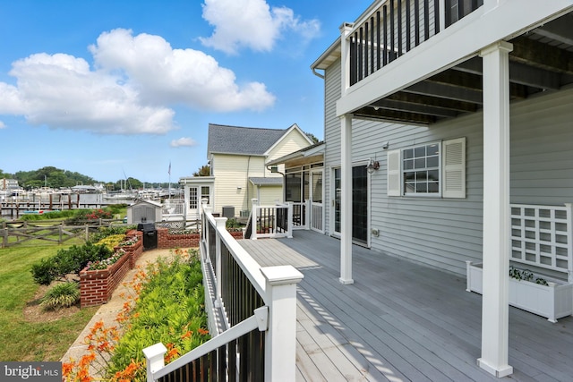 6082 Drum Point Rd, Deale, MD 20751 - view of deck