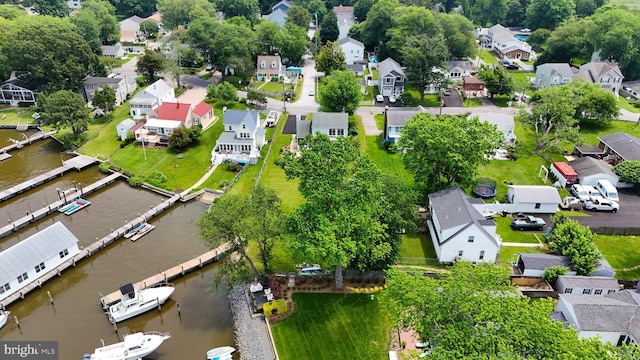 6082 Drum Point Rd, Deale, MD 20751 - aerial overview of property's location with nearby suburban area and a nearby body of water