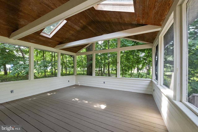 6 Constantine Dr, Phoenix, MD 21131 - unfurnished sunroom with a skylight