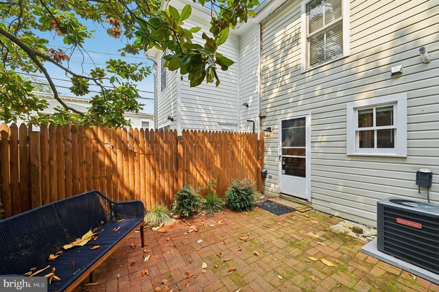 104 S St, Annapolis, MD 21401 - view of patio with central AC unit