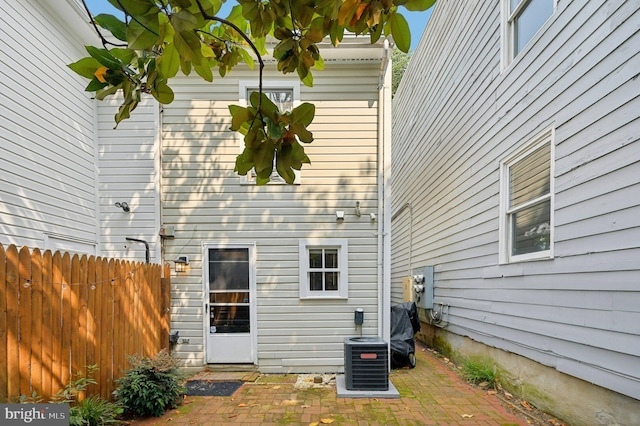 104 S St, Annapolis, MD 21401 - rear view of property featuring a patio and cooling unit