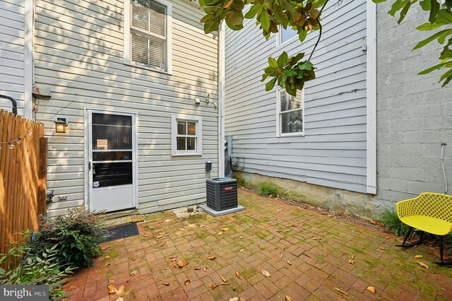 104 S St, Annapolis, MD 21401 - view of patio / terrace with central air condition unit