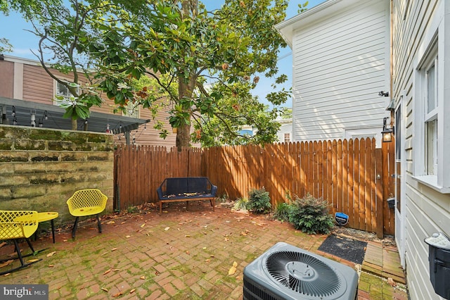104 S St, Annapolis, MD 21401 - view of patio with central AC