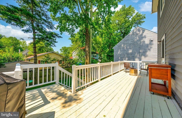 1323 Washington Dr, Annapolis, MD 21403 - view of wooden terrace