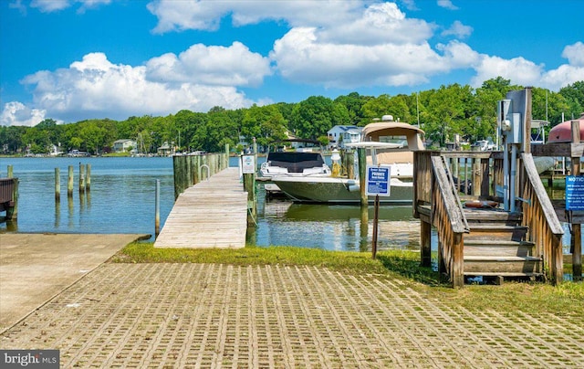 1323 Washington Dr, Annapolis, MD 21403 - dock featuring a water view