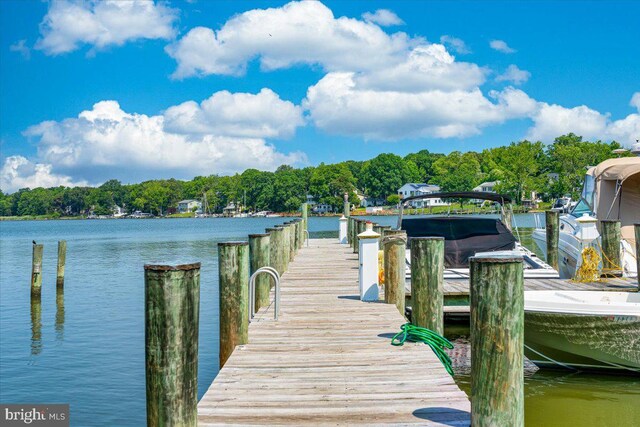 1323 Washington Dr, Annapolis, MD 21403 - dock featuring a water view