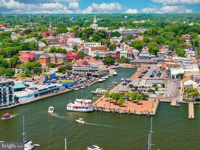 1323 Washington Dr, Annapolis, MD 21403 - aerial view of a nearby body of water