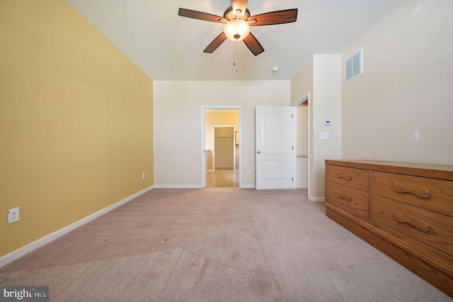 44 Homberg Cir, Dover, DE 19904 - unfurnished bedroom featuring light colored carpet, baseboards, and ceiling fan