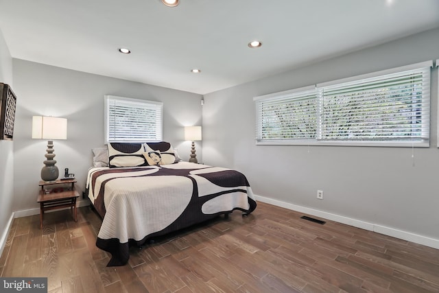 1004 Mercer Rd, Princeton, NJ 08540 - bedroom with baseboards, wood finished floors, and recessed lighting