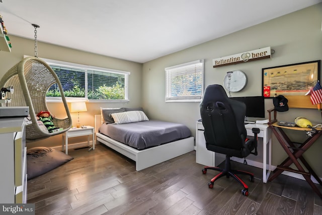 1004 Mercer Rd, Princeton, NJ 08540 - bedroom with wood finished floors and an office area