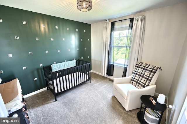 252 Valley View Cir, York, PA 17408 - carpeted bedroom with baseboards and a nursery area