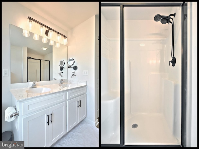 252 Valley View Cir, York, PA 17408 - full bath featuring a shower stall and double vanity