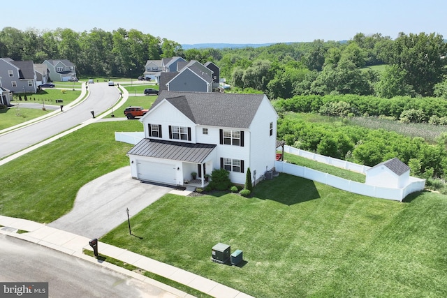 252 Valley View Cir, York, PA 17408 - view of subject property featuring a heavily wooded area