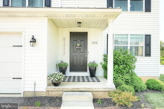 252 Valley View Cir, York, PA 17408 - doorway to property with a garage