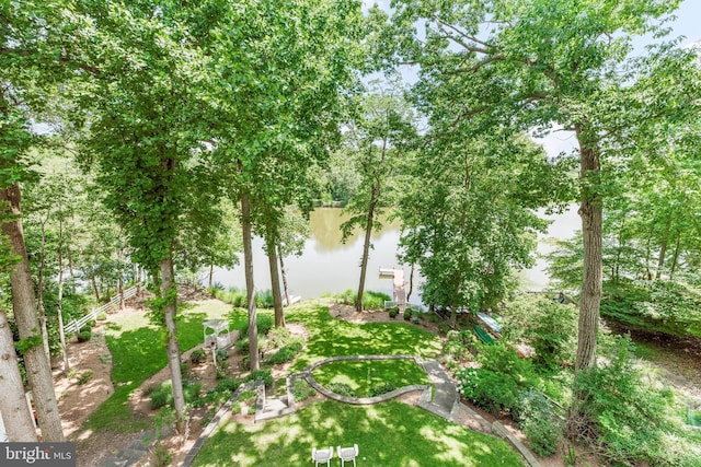 3209 Henson Ave, Annapolis, MD 21403 - view of yard with a water view