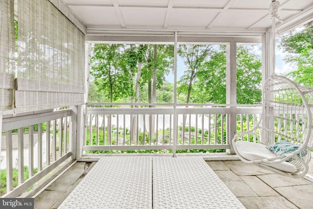 3209 Henson Ave, Annapolis, MD 21403 - unfurnished sunroom with ceiling fan