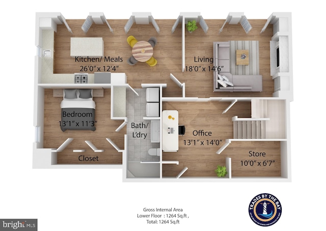 3209 Henson Ave, Annapolis, MD 21403 - view of floor plan / room layout