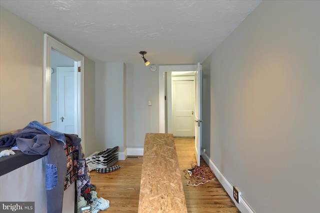 4160 W Market St, York, PA 17408 - hall with wood finished floors and baseboards