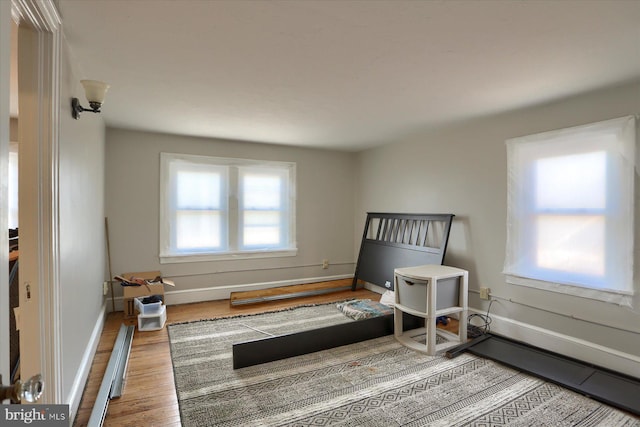 4160 W Market St, York, PA 17408 - bedroom featuring wood finished floors and baseboards