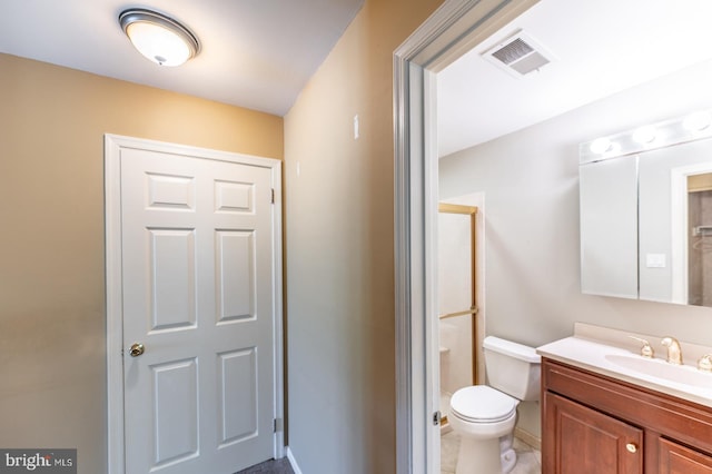 722 Scotch Way Unit C-26, West Chester, PA 19382 - bathroom with vanity, baseboards, and toilet