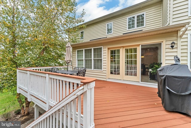3913 Rolling Paddock Dr, Upper Marlboro, MD 20772 - wooden deck featuring grilling area
