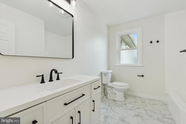 1631 Old Schuylkill Rd, Spring City, PA 19475 - bathroom with marble finish flooring and vanity