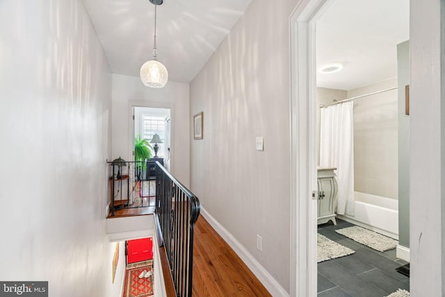 1523 N Hollywood St, Philadelphia, PA 19121 - hall featuring an upstairs landing and baseboards