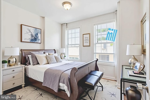 1523 N Hollywood St, Philadelphia, PA 19121 - bedroom featuring baseboards and light wood-type flooring