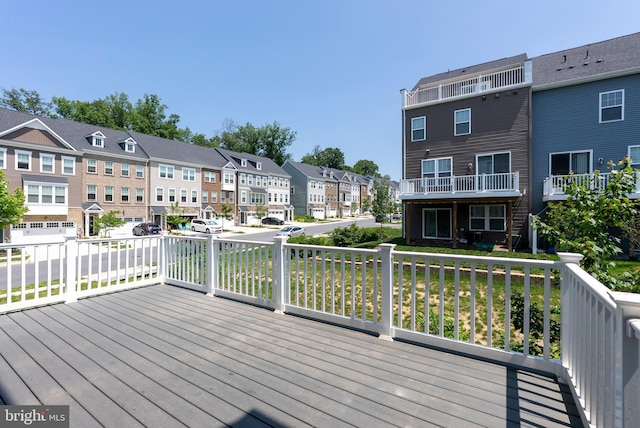 2270 Haw River Rd, Hanover, MD 21076 - wooden terrace featuring a residential view