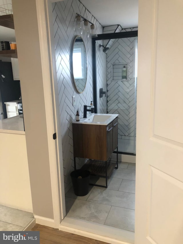 300 Darcy Ave, Hamilton, NJ 08629 - full bathroom with a shower stall and vanity